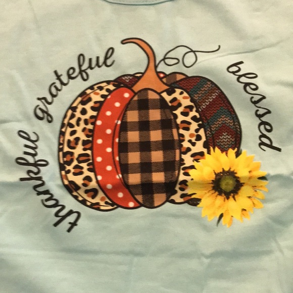 Girls Thanksgiving 2 piece set with jeans and long sleeve top pumpkin fall NWT - Picture 10 of 13